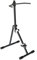 MUSIC STORE Deluxe Cello Ständer, Faltbar, 4/4-Größe, Gepolsterte Auflageflächen, Höhenverstellbare Korpushalterung, Verstellbarer Stachelhalter, Gummierte Füße