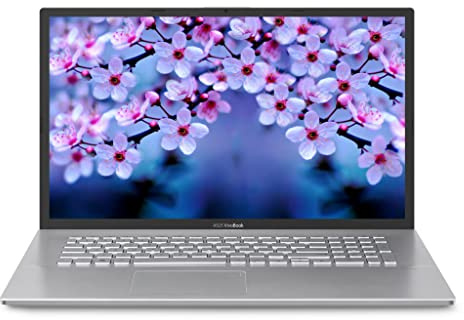 ASUS VivoBook - Laptop Full HD de 17.3 pulgadas, pantalla no táctil, procesador Intel Core i5-1035G1, 12 GB de RAM, SSD de 512 GB, teclado retroiluminado, lector de huellas dactilares, cámara web