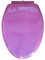 Multi-coloured Toilet Seat Cover, Thickened Plastic Toilet Seat, Slow Down and Noise Reduction, Five Colours Available.-Purple