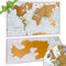 Weltkarte Zum Rubbeln mit Geschenkröhre + BONUS Deutschlandkarte zum Rubbeln - Maps International - Über 50 Jahre in der Kartenherstellung