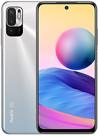 Xiaomi Redmi Note 10 5G Smartphone,4Go 128Go Téléphone,6,5FHD + DotDisplay, MediaTek Dimensity 700,Triple Caméra(48MP + 2MP + 2MP + 8MP),International Version (Argent) (Reconditionné)