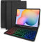 YUEJIDZ Keyboard Case for Samsung Galaxy Tab S6 lite 2024,Slim Smart Tab S6 lite Cover with UK Layout Backlit Keyboard for Samsung Tab S6 Lite 10.4'' 2024 (SM-P620/P625/P613/P619/P610/P615),Black