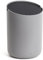 Kazai.® Pequeña Papelera 'Tove' - 1,5L | Exclusivo Mini Cubo de Diseño de Berlín | Para el Baño, la Cocina y como Cubo de Mesa | Antideslizante, Cubo Interior | Gris oscuro, Negro