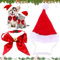 Hund Weihnachtsmütze, Weihnachtsmützen für Katzen, Haustier Weihnachten Kostüm Zubehör, Haustier Stirnband Weihnachten Hundekostüm, Weihnachtskostüm für Hunde und Katzen, Haustier Hut für Katzen Hunde