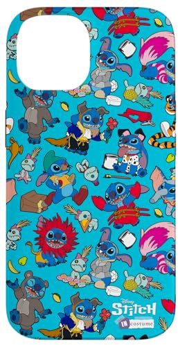 iPhone 14 Disney 100 Stitch in Costume Disney Characters and Scrump Case