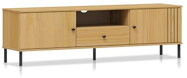 moebel-eins AYKO TV-Board II, Material Massivholz, Kiefer eichefarbig lackiert