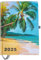 2025 ADINA Motiv-Wochenkalender Strand A5 1 W= 2S Eckperforation Leseband Stiftehalterung