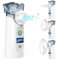 Wonder Forge Aerosol Silenzioso, Pratico Ultrasuoni Macchina Aerosol inalatore per adulti e bambini Aerosol, con Display USB ricaricabile, 2 maschere e boccaglio