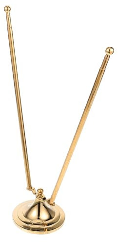 OFFSCH Fahnenhalter Für Schreibtisch Mini-fahnenmast Tischfahnenständer Stabiler V-förmiger Halter Für Flaggen Für Büroumgebungen Und Konferenzräume