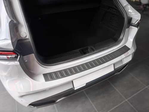 tuning-art Ladekantenschutz passend für Renault Clio VI R03 2026- | Schwarz Pulverbeschichtet Edelstahl Passgenau Abkantung Spezialklebeband Reinigungstuch Montageanleitung Rostfrei