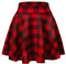 Damen Casual A Linie Hoch Taille Mini Rock Elegante Pull On Elastische Skater Kurz Röcke(XL, 13)