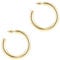 PAVOI 14K Gold Hoop Earrings For Women 40mm | Thick Infinity Gold Hoops Earrings | Yellow Gold Plated Loop Earrings For Women | Lightweight Hoop Earrings Set