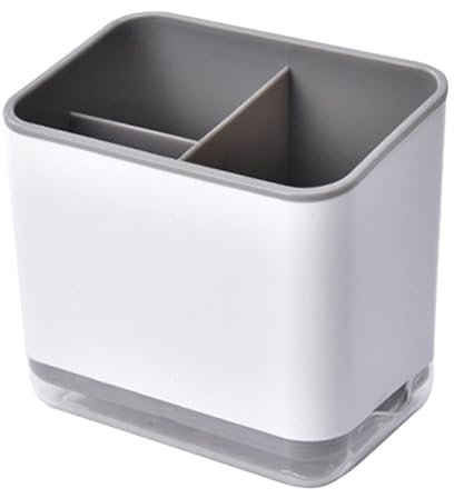 Greyoe Scolaposate, Portaposate, Portaposate Multifunzione a 3 Scomparti per Scolare Le Posate (Grigio)