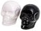 Horror-Shop Schwarz-Weiß Totenkopf Salz und Pfefferstreuer