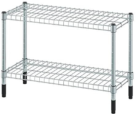 OMAR Stahlregal, verzinkt, für Küche, Bad und Flur, leicht, 60 x 25 x 40 cm