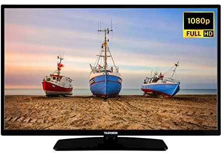 Telefunken XF32N550M TV 32 pollici Full HD LED TV con schermo diagonale di 80 cm e sintonizzatore triplo integrato, nero