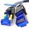 Highwings Cat 8 LAN Kabel 2m, 40Gbps 2000MHz Netzwerkkabel S/FTP Ethernet Kabel Hochgeschwindigkeits Gigabit RJ45 Lylon Geflochtener Patchkabel mit Vergoldung für Router Switch Modem PC