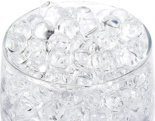 VICZON Wasserperlen 10000 Stücke Wasserperlen durchsichtig für Pflanzen, Gelperlen für Blumen und Pflanzen, Water Beads für Heimwerker,Dekoration,Pflanzenfüller, Korngröße 1.5-2 mm