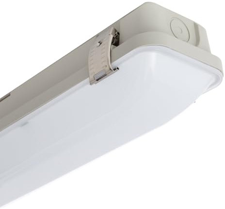 LEDKIA LIGHTING Pantalla Estanca LED 120cm 40W High Lumen 150lm/W IP65 No Flicker 5000K Blanco Frío