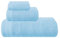 MALLONI HOME Ultra-weiches 3er-Pack Baumwoll-Handtuch-Set, enthält a übergroße Badetücher 70 x 140 cm, a Handtücher 40 x 60 cm und a Waschbetten 30 x 30 cm, Himmelblau