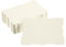 DIN A6 Vintage Karten Set Blanko zum Basteln und Selbstgestalten 300 g/m² Kraftpapier Graspapier Tonkarton Fotokarton (elfenbein 270g/m², 25 Karten)