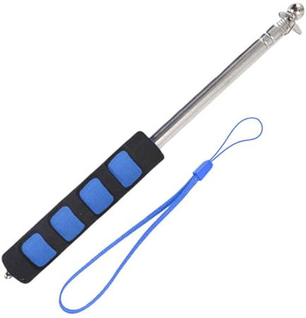 Asta Bandiera Telescopica,Asta Porta Bandiera Telescopica,Asta della Bandiera Acciaio Inox,Asta Telescopica per Bandiera per Viaggi, Insegnanti per Guida Turistica in Campeggio 2 m.