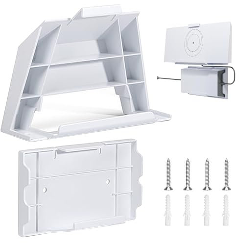 Starlink Gen 3 Mount, 2-in-1 Starlink Standard V3 Router and Starlink Gen 3 Power Supply Wall Mount, Easy installation Starlink Gen 3 Wall Mount, Space-saving Starlink Mounting Kit for Starlink Gen 3