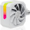 upHere gaming up1TC4 White ARGB CPU Air Cooler, 4×Ф6mm Heatpipes CPU Cooler, PWM 120mm Fan Computer Cooling, TDP 230W, Intel LGA 1851/1700/2011/2066(X79/X99), AMD AM5/AM4(No-detach Fan Installation)