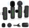 Wireless Lavalier Microphone for iPhone/iPad/Android Phone,Clip on Microphone Bluetooth Wireless Microphones Plug-Play,Mini Lapel Microphone for Video Recording/TikTok/YouTube/Vlog(2 Mics&2 Receivers)