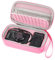 Camera Bag Carrying Case Compatible with Canon G7X Mark III/ G7X Mark II Digital Camera, Hard Bag Suitable for Travel and Home Storage (Pink)