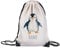 GRAZDesign Personalisierter Turnbeutel Kindergarten Tasche - Stoffbeutel mit Pinguin Design