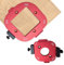 Upriver Set of 2 Radius Jig Router Templates, Wooden Board Arc Cutting Auxiliary Tool, R10 R15 R20 R25 R30 R35 R40 R50 Router Corner Jig DIY Template