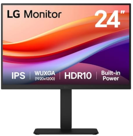 LG 24 Inch 24BA55W-B FHD HDMI DP IPS Flat Panel (TFT/LCD) 61 cm
