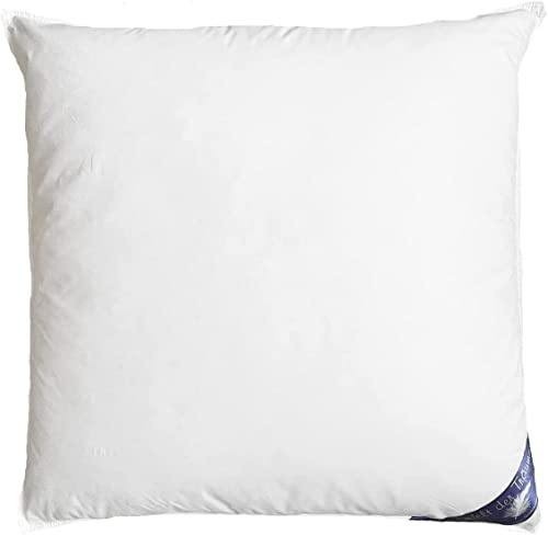 Welt der Träume Daunen-Federn Kopfkissen Kissen 80x80 cm Gewicht 0,7 Kg.
