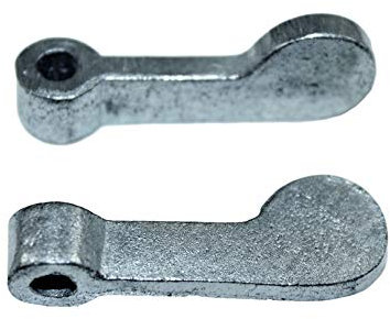 SN-TEC Vorreiber Gusseisen verzinkt schwere Ausführung ohne Aufschlag (4 Stück)