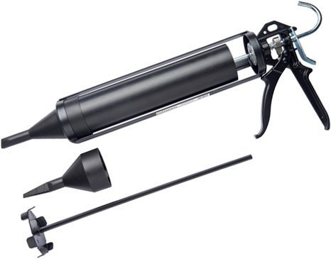 MAURER PISTOLA PER COLLANO CALDA 900ML - FOGATURE STUCCO MALTE, NERO, TRIGGER