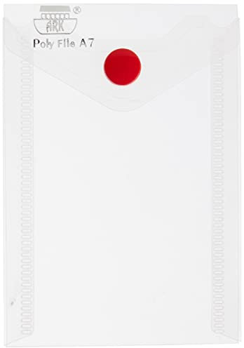 Ark A7 cartellina con chiusura a bottone, trasparente classico (confezione da 5) – 33584