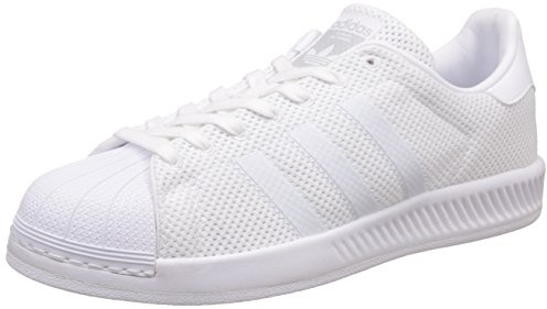 Adidas Men's Superstar Bounce S82236 Trainers - White/Cream, Size UK10.5