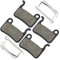 AHL Fahrrad Scheibenbremsbeläge für Shimano XTR Deore XT LX Hone Saint SLX A01S M07 M07Ti M07S Ashima APV PCB TRP Dash (2 Paare)