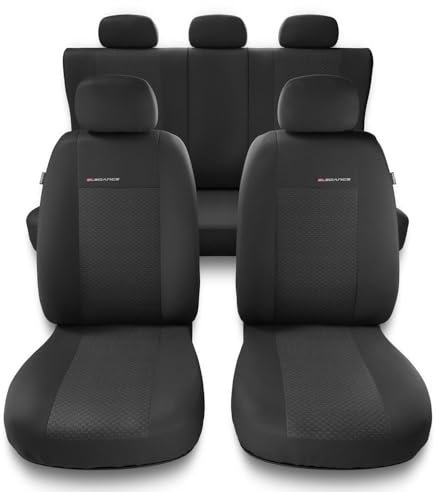 Mossa - Universal Sitzbezüge Auto kompatibel mit Seat Ibiza I, II, III, IV, V (1984-2019) - Autositzbezüge Schonbezüge für Autositze - UNE-3