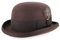 Belfry Bowler Derby Hut, 100 % reine Wolle, Theater-Qualität, Schwarz / Braun / Grau / Marineblau / Perlgrün - Braun - X-Large