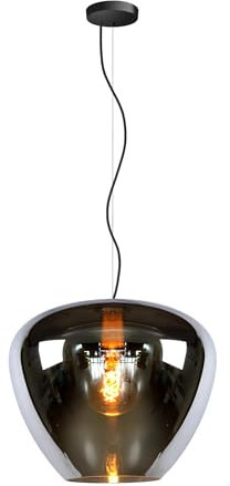 Lucide SOUFIAN - Pendelleuchten - Ø 40 cm - 1xE27 - Rauchfarbe Grau
