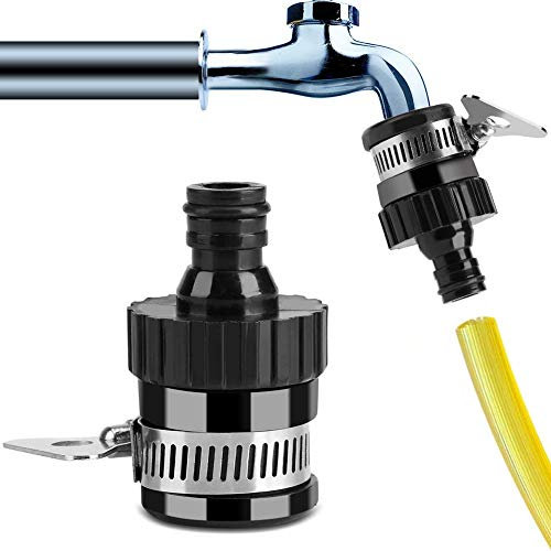 20mm Universal adaptador de grifo con Adaptador de la del grifo de agua de acero inoxidable para la cocina Patio Césped Lavado y limpieza del automóvil