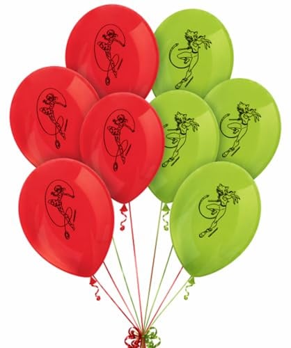 Miraculous Ladybug Printed Latex Balloons, Pack of 8