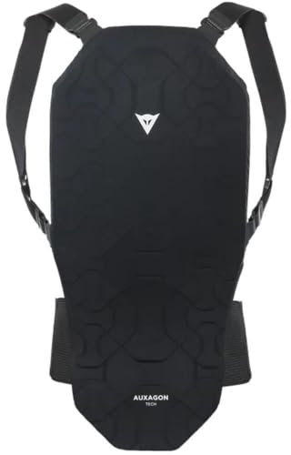 Dainese Unisex-Adult Auxagon Back Protector 2 Ski-und Snowboard-Rückenprotektor mit Hosenträgern, Schwarz/Schwarz, M