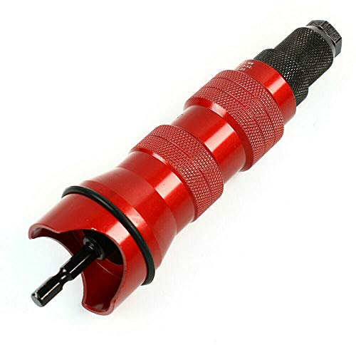 Nietadapter Nieten Aufsatz Nietmutternaufsatz für Bohrmaschine oder Akkuschrauber für Nietmuttern M3-M6 aus Alu