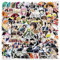 100Pcs Various Anime Characters Stickers Water Bottles Laptop Phone Skateboard Scrapbooking Journals Car Japanese Manga Stickers Vinyl Waterproof Stickers Pack for Teens Kids Adults Children Boys