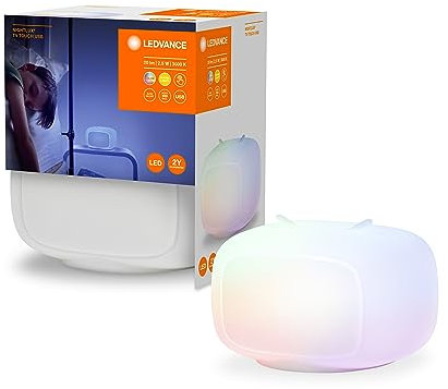 LEDVANCE LED Kinder Nachtlicht dimmbar, Nachtlampe als TV Motiv mit Touch Funktion und RGB Farbsteuerung, Nachtleuchte für das Kinderzimmer mit USB Kabelanschluss -wiederaufladbar