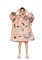 iyoimono Hoodie Decke für Damen Flanell Fleece Pullover Sweatshirt Decke Flauschige Sherpa TV-Decke mit Ärmeln Übergroße Kapuzen Pullover Kuscheldecke Einheitsgröße（Tarot Sonnengott）