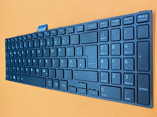 T-ProTek DEUTSCHE-Tastatur Keyboard kompatibel für Toshiba Tecra A50-C-1G0